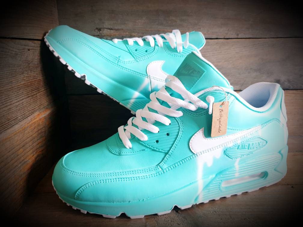 Custom Painted Air Max 90 - Kids Fully Personalised Bespoke Design Trainers