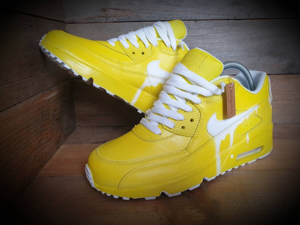 Custom Painted Air Max 90 - Kids Fully Personalised Bespoke Design Trainers