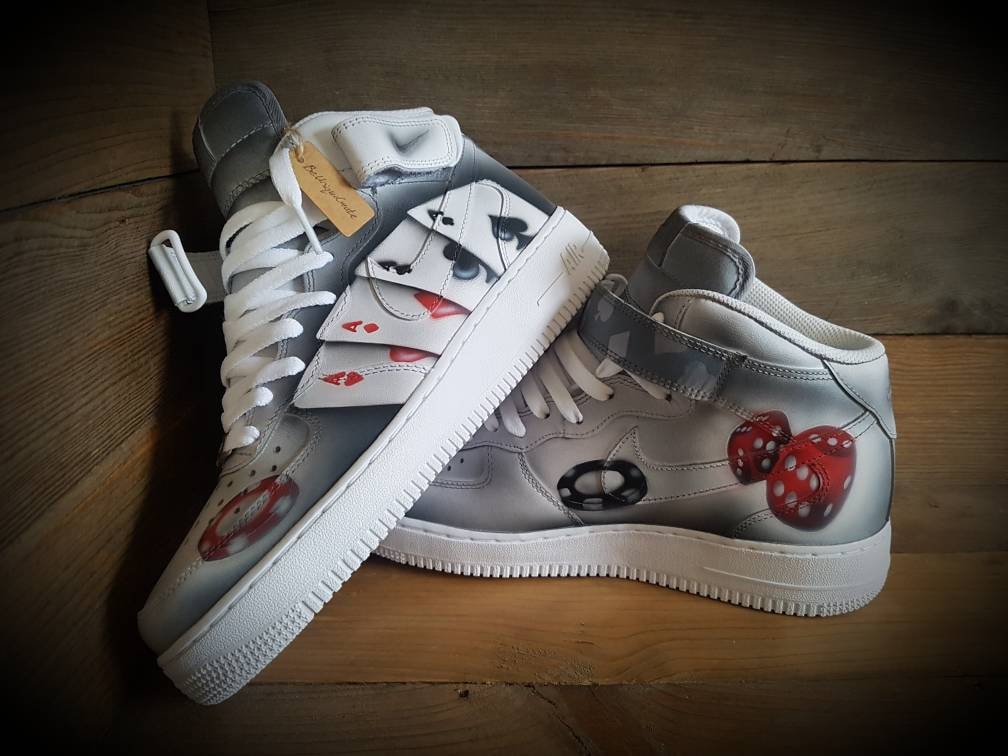 Custom Painted Air Force 1 - Fully Personalised Bespoke Design Trainers