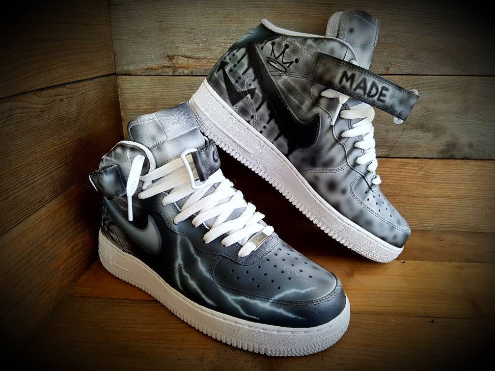 Custom Painted Air Force 1 - Fully Personalised Bespoke Design Trainers