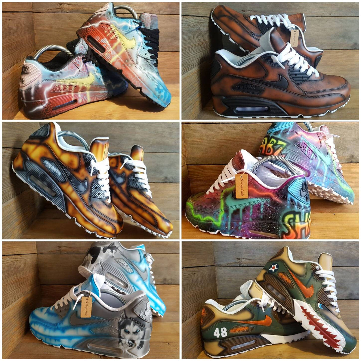 Custom Painted Air Force 1 - Fully Personalised Bespoke Design Trainers
