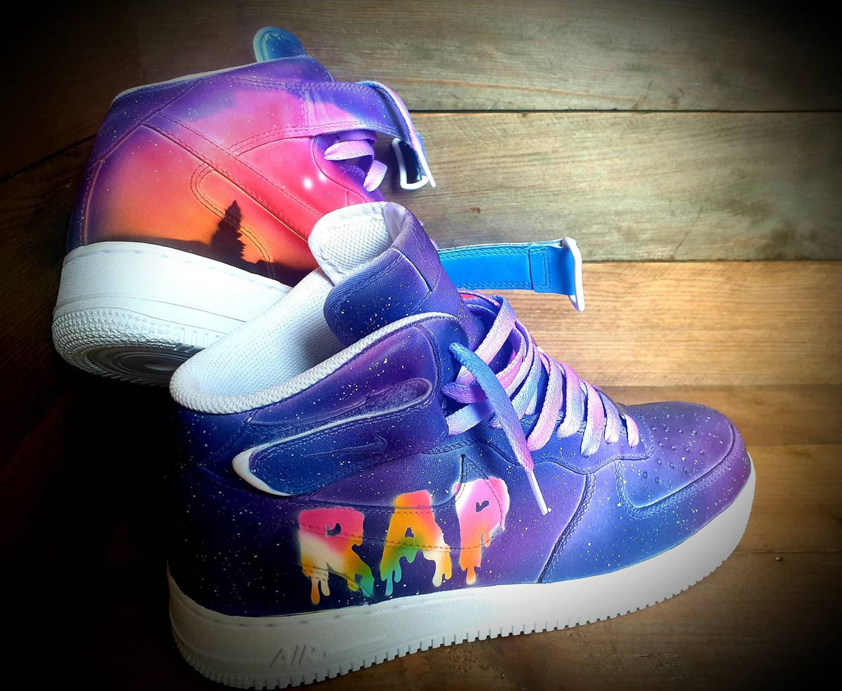 Custom Painted Air Force 1 - Fully Personalised Bespoke Design Trainers