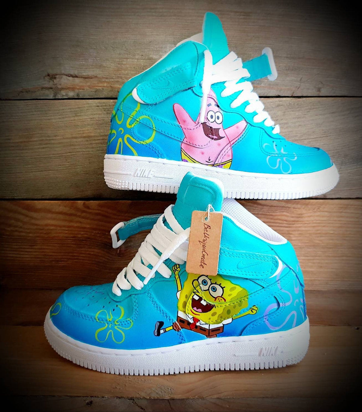 Custom Painted Air Force 1 - Fully Personalised Bespoke Design Trainers