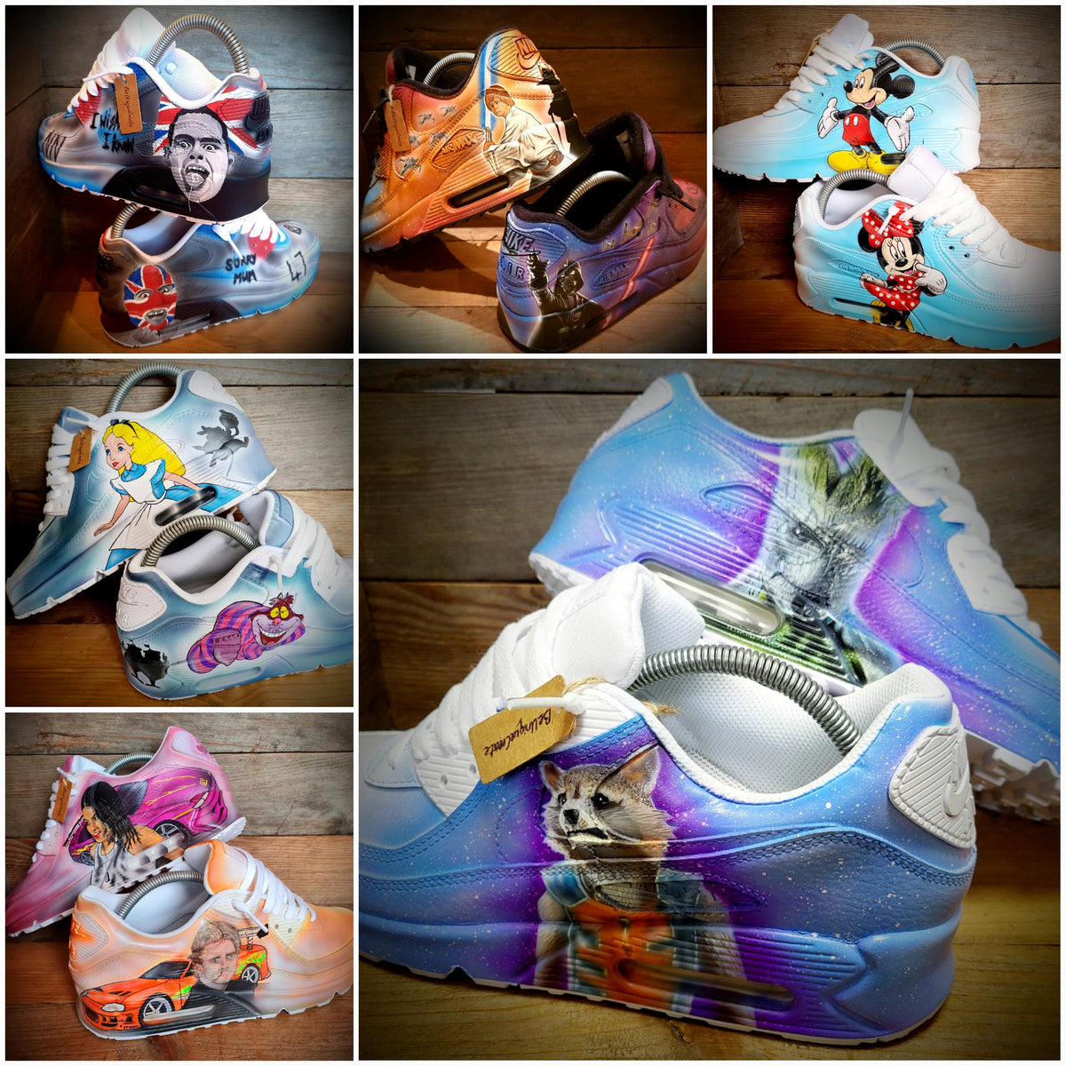 Custom Painted Trainers - Send In Your Own Shoes For Personalisation