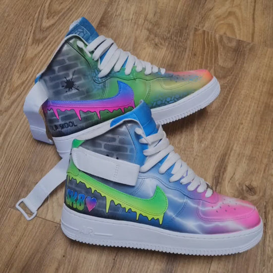 Custom Painted Air Force 1 - Fully Personalised Bespoke Design Trainers